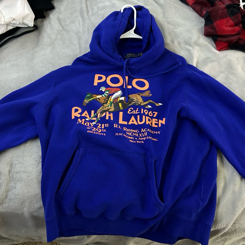RARE POLO RALPH LAUREN HOODIE XL